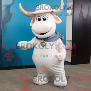 Maskotkarakter af en White...