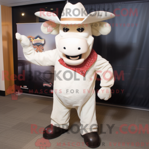 Mascot character of a White...
