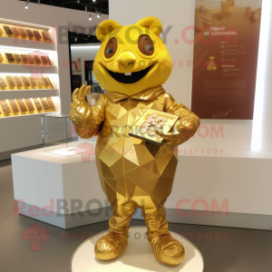 Gold Chocolates Maskottchen...