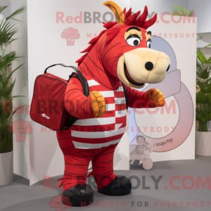 Mascot character of a Red...