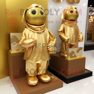 Gold Chocolates maskot...