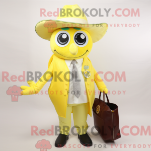 Mascot character of a Lemon...