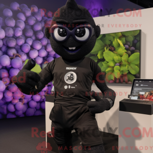 Postava maskota Black Grape...