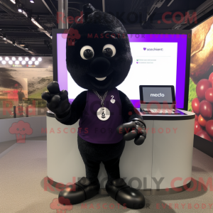 Mascot character of a Black...