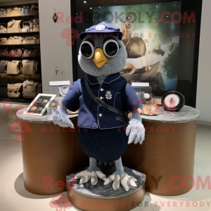Mascot character of a Navy...