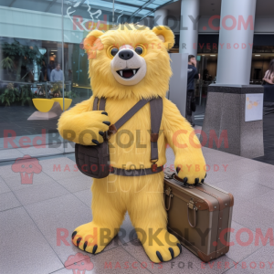 Mascot character of a Gold...
