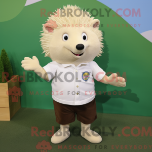 Mascot character of a Cream...