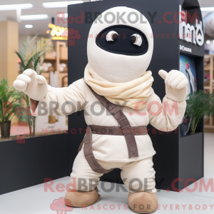 Personagem de máscara de um...