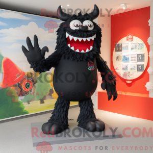 Mascot character of a Black...