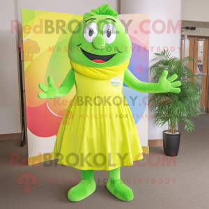 Lime Green Rainbow maskot...