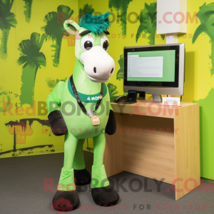 Mascot character of a Lime...