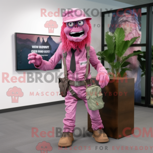 Personagem de máscara de...