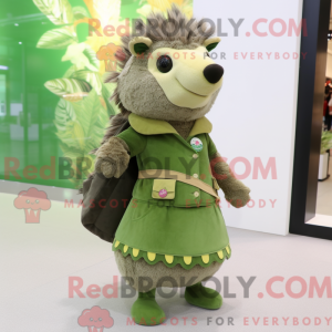 Mascot character of a Olive...