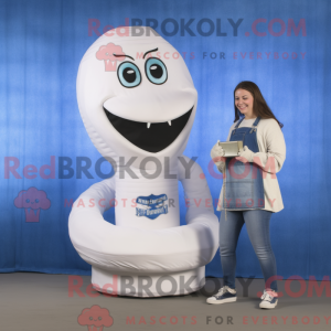 Mascot character of a White...
