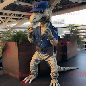 Maskot karakter af en Navy...