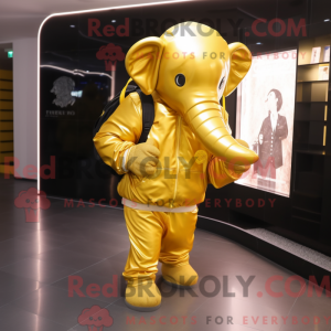 Mascot character of a Gold...