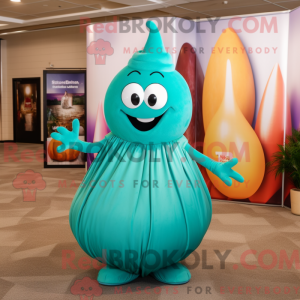 Mascottefiguur van een...