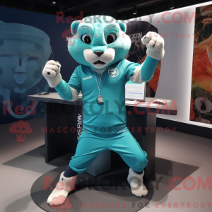 Maskotfigur af en turkis...