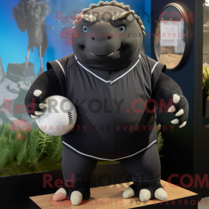 Mascot character of a Black...