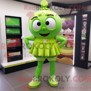 Mascot character of a Lime...