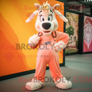 Mascot character of a Peach...