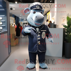 Mascot character of a Navy...