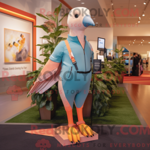 Mascot karakter van een...