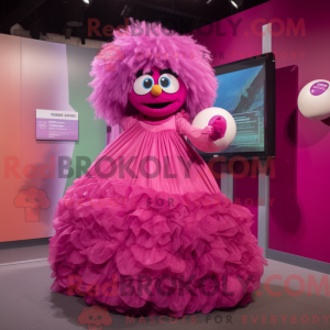 Postava maskota Magenta Pho...