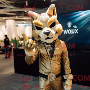 Mascot character of a Gold...