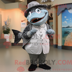 Mascot character of a Gray...