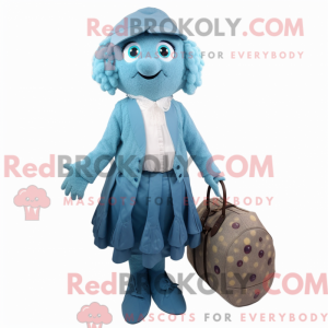 Mascot character of a Blue...