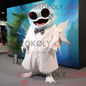Mascot character of a White...