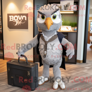 Mascot character of a Gray...