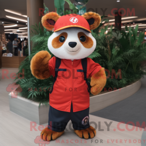 Mascot character of a Red...