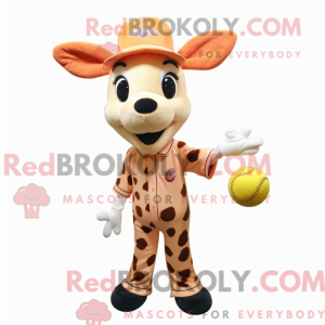 Mascot character of a Peach...
