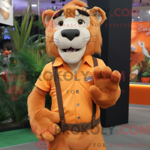 Mascot character of a...