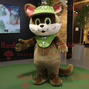 Mascot character of a Olive...