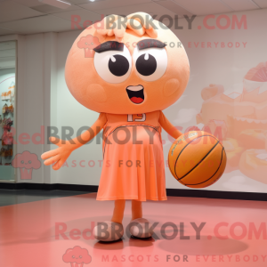 Mascot character of a Peach...
