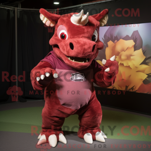 Personagem de máscara de um...