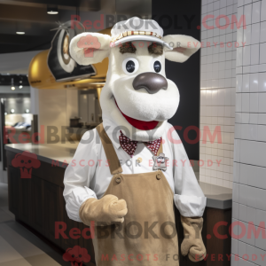 Maskot karakter af en Beef...