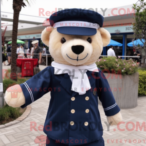 Mascot character of a Navy...