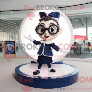 Mascot character of a Navy...