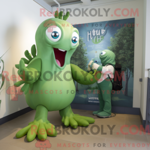 Mascot character of a Olive...