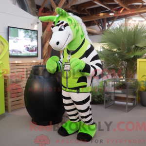 Mascot character of a Lime...