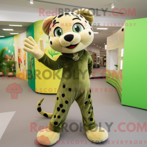 Mascot character of a Olive...