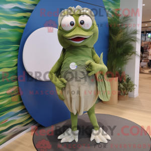 Mascot character of a Olive...