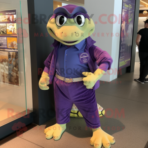 Lilla havskildpadde maskot...