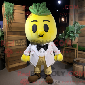 Mascot character of a Lemon...