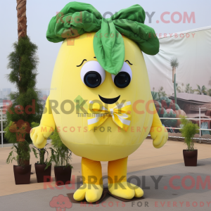 Mascot character of a Lemon...