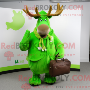 Mascot character of a Lime...